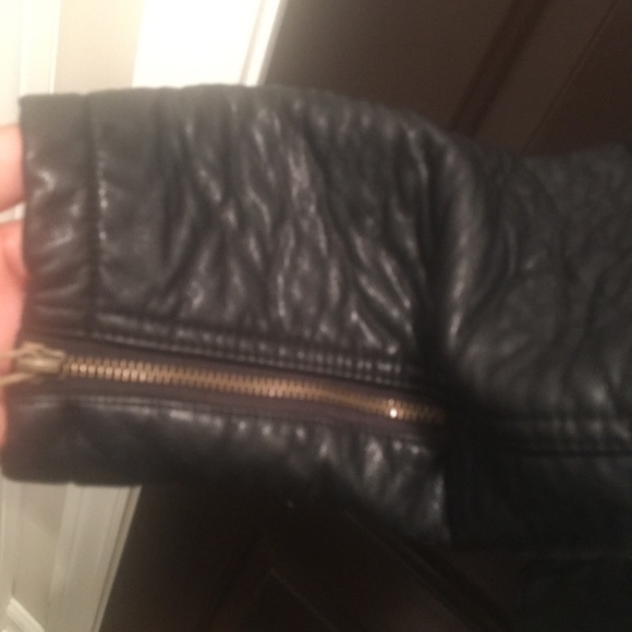 Faux Leather Jacket w/Fur - Picture 4 of 5